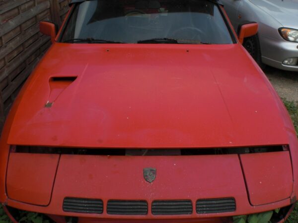 Porsche 924 Turbo Motorhaube und Frontblech